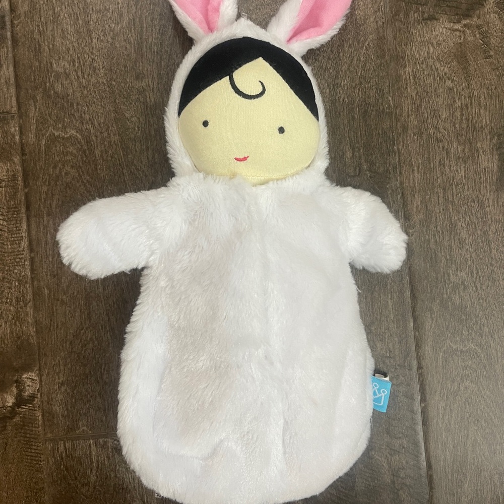 Adorable Soft Doll in Bunny Suit Plush Toy (Manhattan Toys)